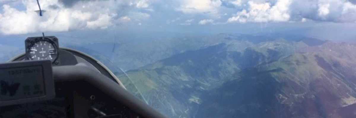 Flugwegposition um 13:57:55: Aufgenommen in der Nähe von St. Nikolai im Sölktal, 8961, Österreich in 3184 Meter